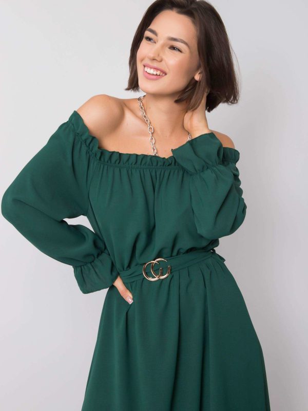 Dark green dress Vianna