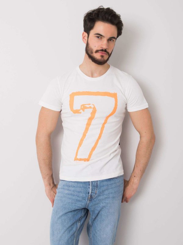 White T-shirt for men cotton Marshall