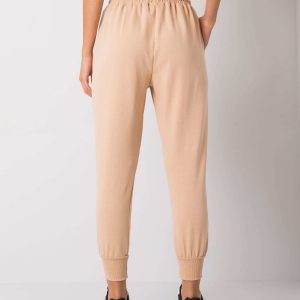 Beige cotton sweatpants Cailie