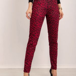 BSL Dark Red Detty Jeans