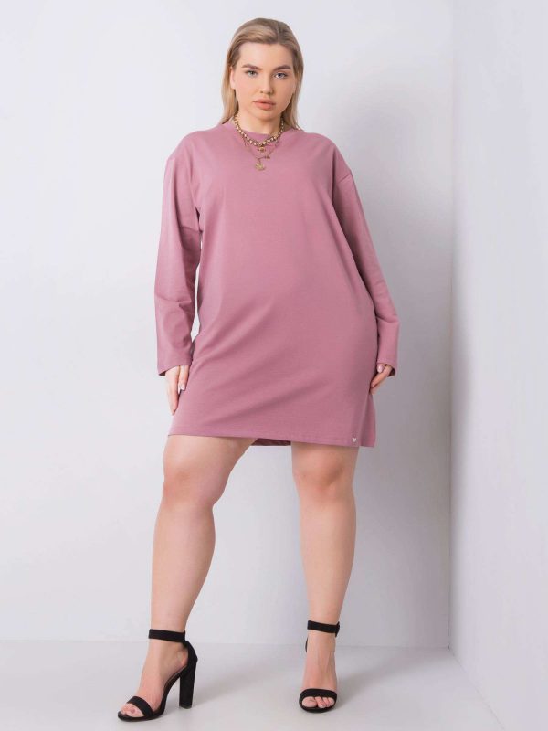 Dirty Pink Plus Size Dress Giselle