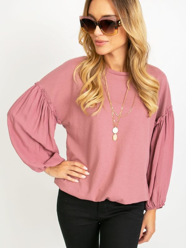 RUE PARIS Pink Lisbon Blouse