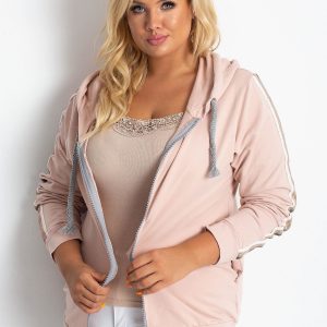 Dirty pink plus size sweatshirt Apear