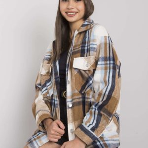 Brown and Blue Sacramento Plaid Shirt