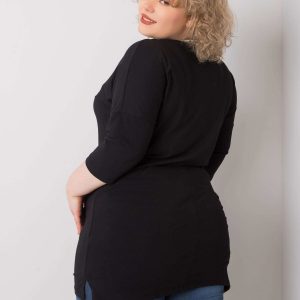 Black tunic plus size Ida