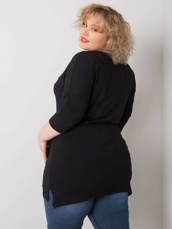 Black tunic plus size Ida