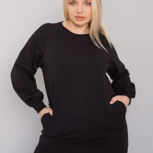 Black smooth plus size sweatshirt Toledo