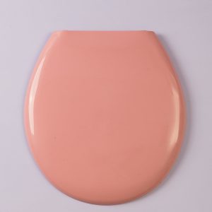 Toilet seat pink