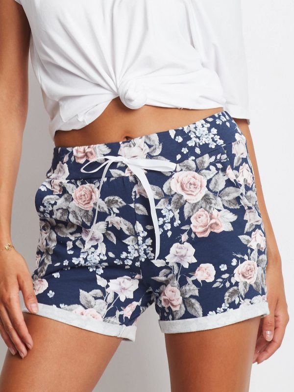 Navy Blue Visible Shorts