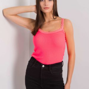 Fluo pink Sandy striped top