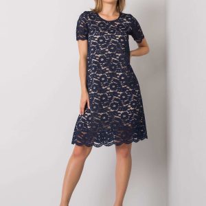 Navy Lulu Lace Dress