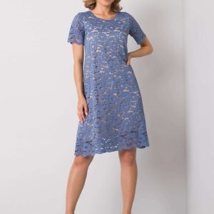 Blue Lulu Lace Dress