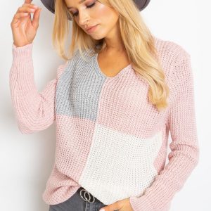 Pink-gray Latina sweater