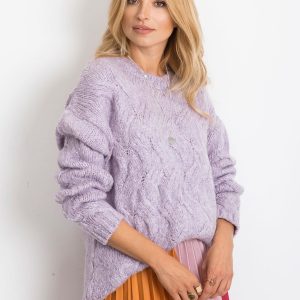 RUE PARIS Purple Bali sweater