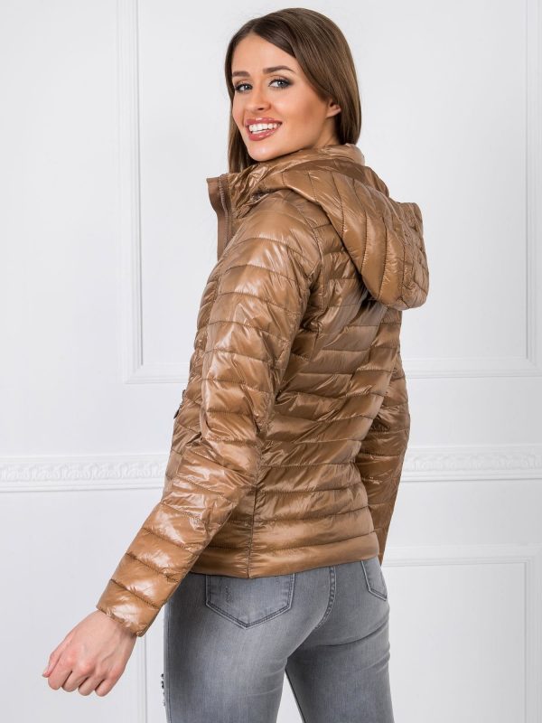 Sally's light brown jacket