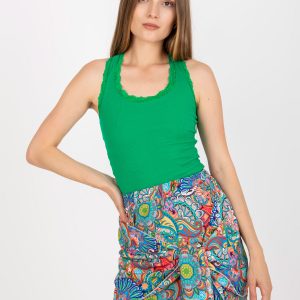 Mini pencil skirt in patterns with binding RUE PARIS