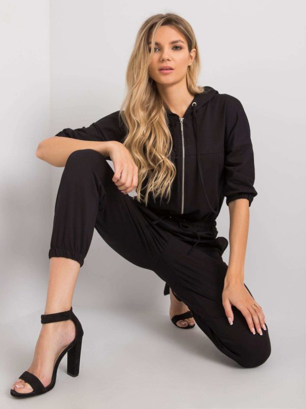 Black Amalia sweatsuit