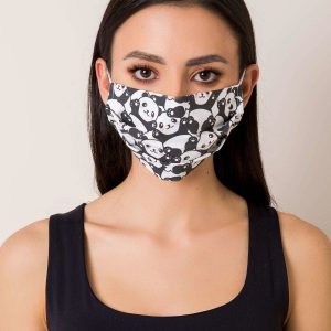 Black and white protective mask in pandas