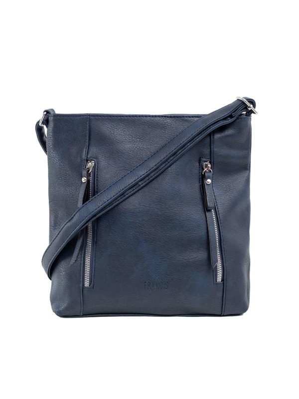 Navy Blue City Shoulder Bag