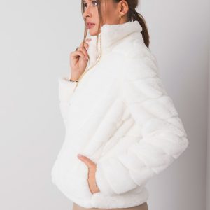 Ecru fur jacket Kirah SUBLEVEL