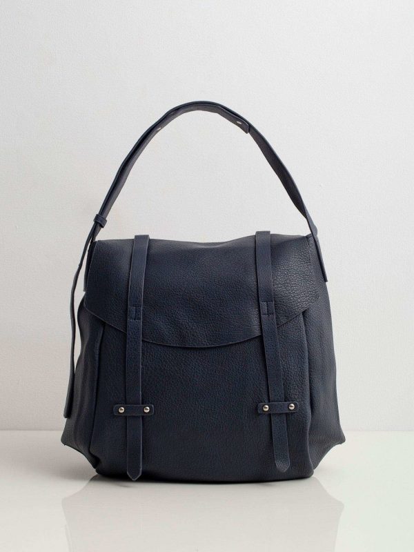 Dark Blue Flip Bag