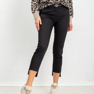 RUE PARIS Susan black pants