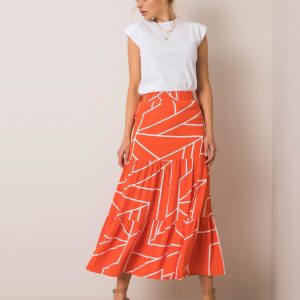 Coral skirt Clara RUE PARIS