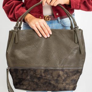 Khaki Shopper Bag