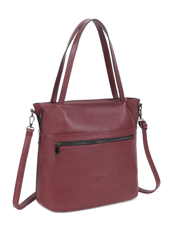 Maroon women's bag LUIGISANTO