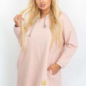 Dirty pink tunic plus size Sonate