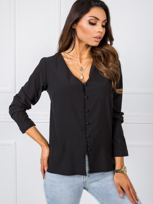 Black blouse Daisy RUE PARIS