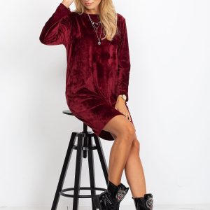 Burgundy Mandee dress