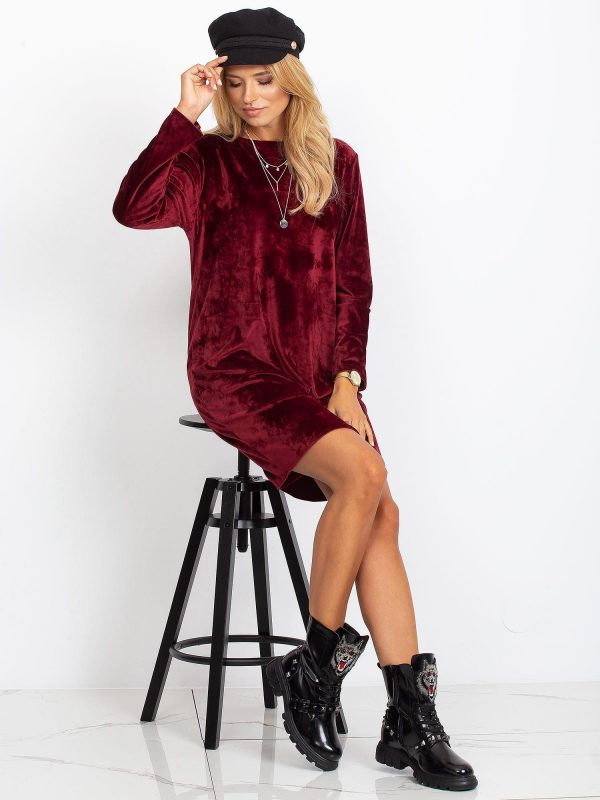 Burgundy Mandee dress