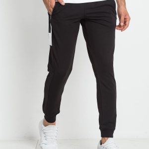 TOMMY LIFE Men's Black sweatpants