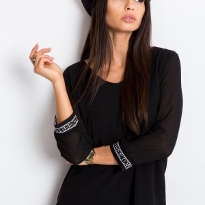 RUE PARIS Tamara Black Blouse