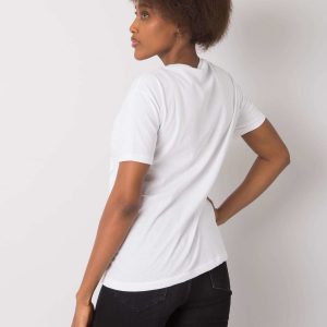 White T-shirt with Abarran applique