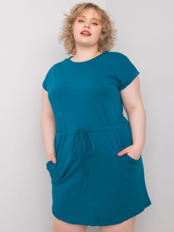 Sea dress plus size basic Kori