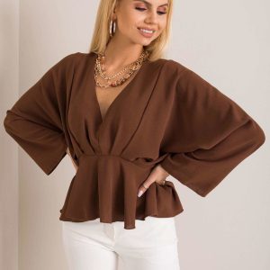 Raquela Brown Blouse