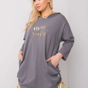 Dark gray tunic Harriet