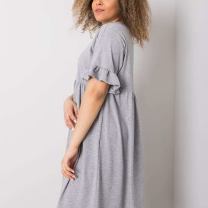 Grey Plus Size Chiara Dress