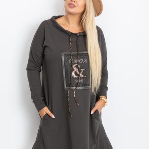 Khaki tunic plus size Shock