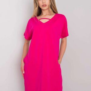 Fuchsia casual dress Rianna RUE PARIS