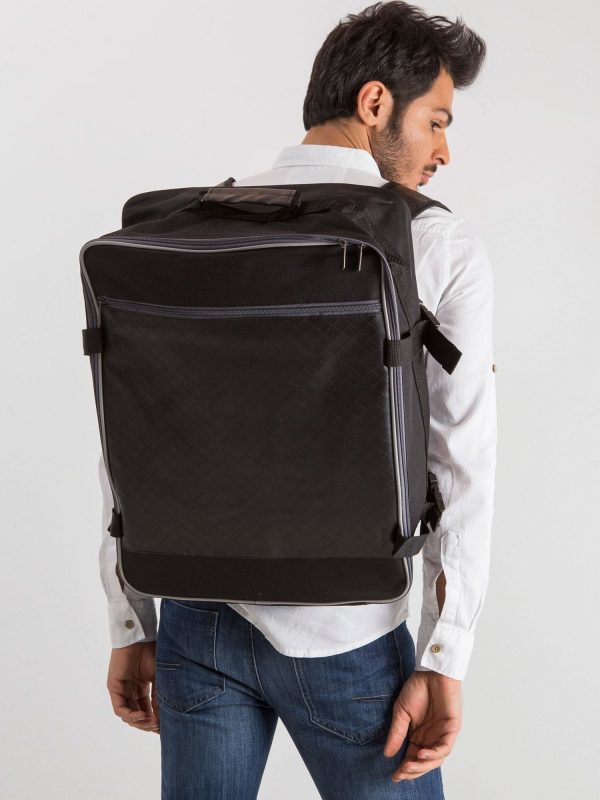 Black Men's Travel Backpack