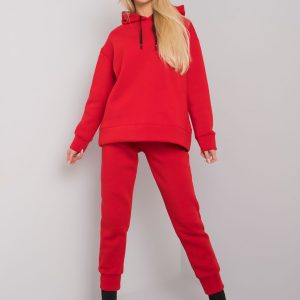 Red two-piece set Bahiya