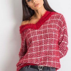 RUE PARIS Red Happiness sweater