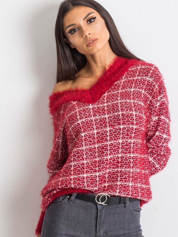 RUE PARIS Red Happiness sweater