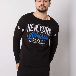 Black sweatshirt for men Cayden