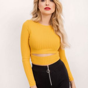 BSL Dark Yellow Stripe Blouse