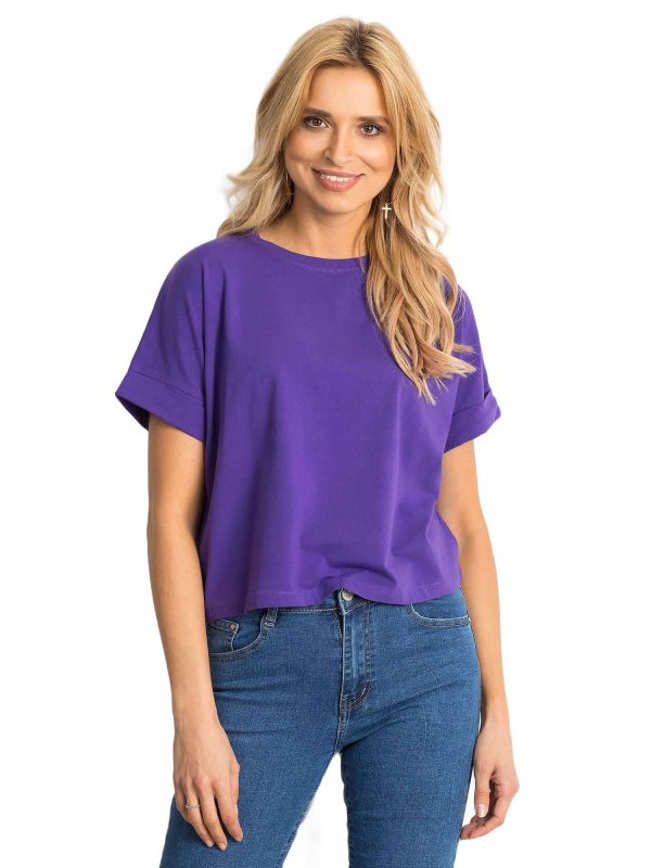 Dark purple t-shirt Woodland