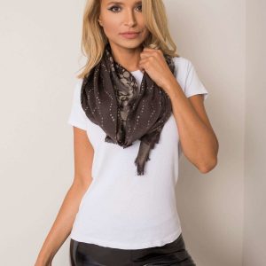 Dark brown viscose sling